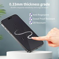Protection d'écran anti-espion HYTO pour iPhone 8 7 Plus 9h 2.5d, film protecteur en verre trempé pour iPhone 8
