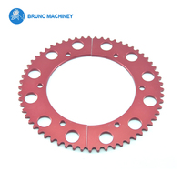 Pignon de chaîne de course en alliage d'aluminium 7075 anodisé, usiné CNC, pas 219/428/420, pour karting, pièce de rechange