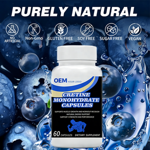 Capsules de créatine monohydrate en marque privée OEM, complément vitaminique énergétique naturel - Product Image 5
