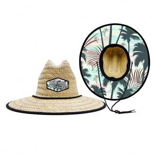 Chapeau Panama à large bord Miami Long Beach, style image pour la pêche en plein air, voyage, unisexe - Product Image 2