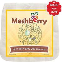 Sac filtrant en tissu tissé en polyamide de qualité alimentaire, 12''x10'', 1 gallon, 100 microns, pour lait végétal