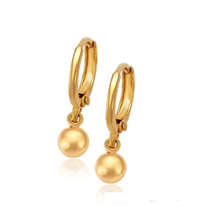 98945 Xuping gioielli di moda 24k placcato oro di figura della sfera di goccia orecchino delle donne