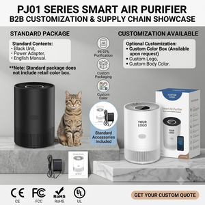 Mini Purificador de Aire Portátil para Mascotas, Carga USB, Purificador de Aire para Coche y Escritorio, Ionizador Negativo, Desodorizador de Olor de Ozono para Perros y Gatos - Product Image 5