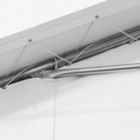 Eversteeam ES-CST1230 3.6x12m Toit en acier galvanisé robuste, imperméable, résistant aux UV, coupe-vent, moderne, simple, nature, extérieur