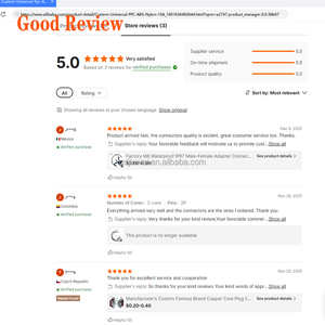 Conector de 2 Pines para Sistema Eléctrico Automotriz, Arnés de Cableado con Conductor de Cobre Estañado, para Sensor de Vehículo, Módulo de Control de Iluminación, Durable - Product Image 4