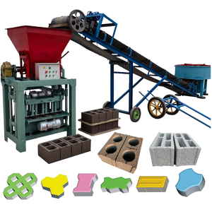 เครื่องทำคอนกรีตบล็อกถ่านทำให้รูอิฐใช้งานง่าย - Product Image 3