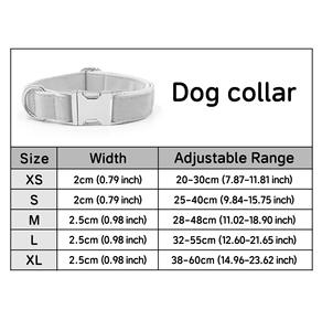 Hundehalsband für Welpen Verstellbares Haustierhalsband Metallschnalle Plüsch Samt Hundehalsbänder für Mittelgroße Hunde - Product Image 4