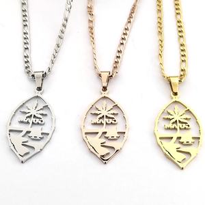 गुआम हार Joyas Acero Inoxidable गुआम गहने सेट 14k सोने Joyeria <span class=keywords><strong>Fina</strong></span> डे Acero Inoxidable डे चीन सामान टूम - Product Image 3