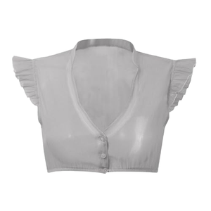 Blouse Renaissance Unisexe Style Peasant à Manches Courtes, Chemise Bohème Steampunk Pirate Médiévale, Costume Cosplay, Haut Corset, Dirndl - Product Image 1