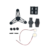 UNLOCK Delta-Wing Déclencheur de caisse claire pour batterie électronique Double capteurs piézo-électriques Zones de frappe de jante/tête avec surface étendue