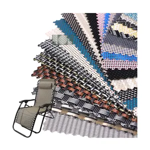 Tissu de maille durable en PVC Textilene résistant à l'usure résistant aux UV en gros pour mobilier d'extérieur