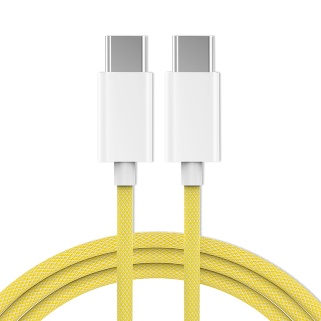 Braided 60w 3A USB C to USB C Fast Charging Data Cable for iPhone 15 Plus Pro Max iPad Pro air Mini