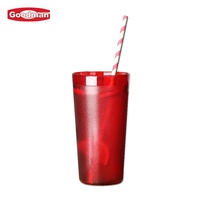 Vasos de Plástico Reutilizables Personalizables Goodman Modern para Restaurantes, 10 Oz. Portátil, multiusos, 144 unidades/paquete, multicolor