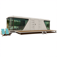 Maisons mobiles modernes assemblées en Australie, capsules spatiales, hébergements, maisons avec vue sur la mer, maisons de plage, maisons modulaires, fluorocarbone
