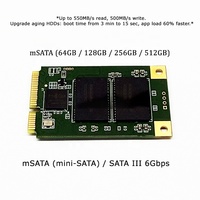 Unidad de Estado Sólido Msata de 512 GB, Resistente a Golpes, Almacenamiento para PC, Precio al por Mayor, Flash MLC, Diseño Robusto para Servidor de Computadora Integrado