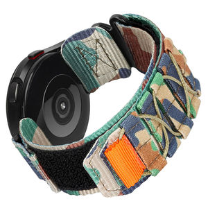 Bracelet de sport en toile de nylon respirante 20 mm 22 mm pour Samsung Galaxy <span class=keywords><strong>Watch</strong></span> et Garmin Smartwatch - Product Image 1