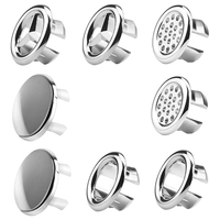 Jutye baño lavabo decoración cubierta desbordamiento agujero tapón fregadero tapón