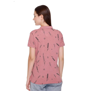 เสื้อโปโลสตรีผ้าคอตตอนสแปนเด็กซ์โพลีเอสเตอร์100% โลโก้ออกแบบได้ตามต้องการ - Product Image 5