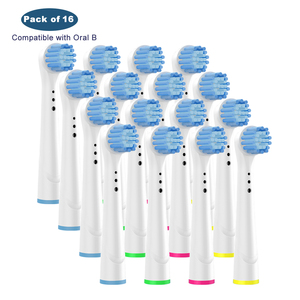 โรงงาน YBK รับผลิตแบบ OEM ODM หัวแปรงสีฟันไฟฟ้าแบบเปลี่ยนได้ 16 ชิ้น หัวแปรงสีฟันไฟฟ้าแบบมีสิทธิบัตรสำหรับช่องปาก - Product Image 1