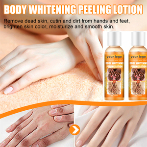 Private label cura della pelle bellezza forte <span class=keywords><strong>esfoliante</strong></span> arancia vitamina C <span class=keywords><strong>peeling</strong></span> schiarente sbiancante idratante lozione <span class=keywords><strong>peeling</strong></span> <span class=keywords><strong>corpo</strong></span> - Product Image 2