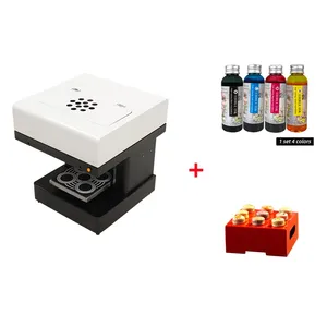 Multi Colorful Coffee Latte DIY Printer Cake Printing Machine With Ink Edible Inkjet Printer For Food