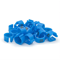 Anneau d'oiseau personnalisé à bas prix ouvert en plastique fendu Clip de pigeon 4.7mm norvégien 7mm bandes de jambe d'oiseau pour animaux de compagnie au Canada