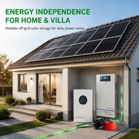 Système solaire hybride sur mesure pour toit de maison et balcon, avec onduleur hybride 3kW-30kW, kit complet de panneaux photovoltaïques
