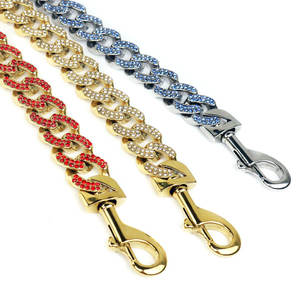 हॉट सेलिंग 25 मिमी 32 मिमी एडजस्टेबल गैंडा क्यूबन लिंक डॉग कॉलर और पट्टा - Product Image 6