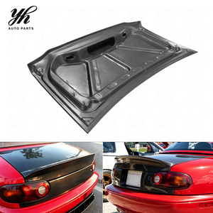 Couvercle de coffre en fibre de carbone brillant avec becquet arrière intégré pour Mazda Miata MX-5 <span class=keywords><strong>MX5</strong></span> NA 1989-1997 - Product Image 4
