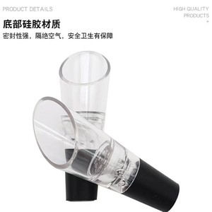 Decantador de Vino MCV de Plástico Transparente Multifuncional para Fiestas, Diseño Moderno - Product Image 3