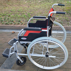 <span class=keywords><strong>Fauteuil</strong></span> roulant manuel en aluminium d’acier désactivé <span class=keywords><strong>orthopédique</strong></span> <span class=keywords><strong>médical</strong></span> - Product Image 1