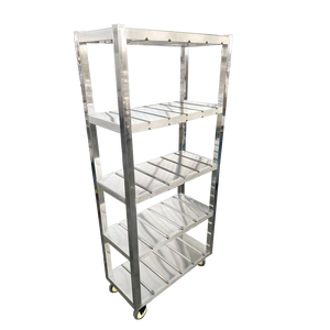 โต๊ะสแตนเลสแบบตั้งโต๊ะพร้อมแท่นวางอุปกรณ์เบเกอรี่สำหรับโรงแรมและร้านอาหาร - Product Image 4