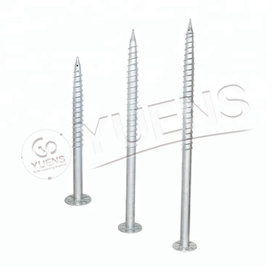 Vis <span class=keywords><strong>de</strong></span> terre Yuens <span class=keywords><strong>de</strong></span> haute qualité Pile en spirale galvanisée à chaud Piles à vis au sol en Chine la fondation <span class=keywords><strong>de</strong></span> l'abri <span class=keywords><strong>de</strong></span> <span class=keywords><strong>jardin</strong></span> - Product Image 2