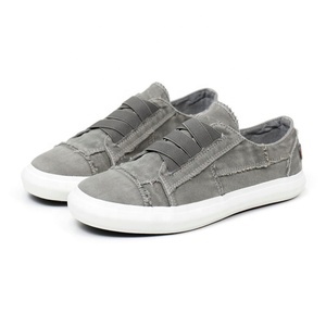 Scarpe Casual Basse in Tela Leggera da <span class=keywords><strong>Uomo</strong></span> con Elastico, Slip-on con Suola Piatta in Gomma, Colore Unito per Camminate Quotidiane e Brevi Viaggi - Product Image 3