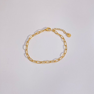 <span class=keywords><strong>Bracelet</strong></span> en Acier Inoxydable Plaquage <span class=keywords><strong>Or</strong></span> 18K Personnalisé PVD Étanche, <span class=keywords><strong>Bracelet</strong></span> Gourmette Torsadée Câble pour Femme - Product Image 4