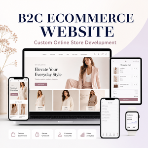 Diseño de Sitio Web de Comercio Electrónico B2C, Integración de Carrito de Compras y Pago, Compatible con Mac OS, Desarrollo de 20-30 Días para Ropa en Línea - Product Image 1