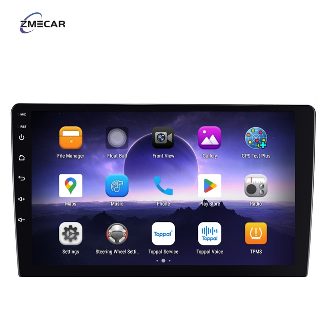 8227L Android Car Radio1+32gb 9 Inch 4 Core Android Auto Carplay Screen Car Stereo Video Player Autoradio GPS WIFI BT FM