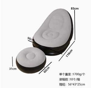 Canapé gonflable en gros / Canapé gonflable <span class=keywords><strong>pas</strong></span> <span class=keywords><strong>cher</strong></span> / Canapé gonflable avec pompe à air intégrée - Product Image 5
