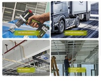 Perceuse électrique sans fil au lithium 20V WU193, perceuse électrique sans balais, tournevis électrique haute puissance, 95 Nm, perceuse à main pour la maison