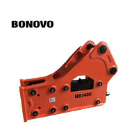 Marteau hydraulique latéral Bonovo pour excavatrice avec pompe et boîte de vitesses, matériau 42CrMo, moteur pour excavatrice Cat 330