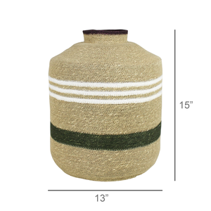 Maceta Decorativa de Seagrass Tejida a Mano, Cesta Moderna Ecológica de Alta Calidad para Plantas, Uso en Interiores y Jardines - Product Image 2