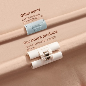 คลิปหนีบผ้าปูที่นอนกันลื่นแบบไม่มีเข็ม สำหรับเตียงเด็ก/เตียงผู้ใหญ่  ตัวหนีบมุมผ้าปูที่นอน - Product Image 2