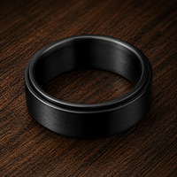 Bague rotative anti-stress JLM Premium pour hommes et femmes, idéale pour les fiançailles, les mariages, bijoux minimalistes pour soulager le stress
