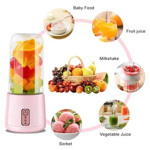 Licuadora Personal Recargable USB de 400 ml, Mini Licuadora Portátil para Jugos Frescos, Venta al Por Mayor, Bajo MOQ - Product Image 4