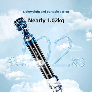 Trépied photo <span class=keywords><strong>Benro</strong></span> Bluebird en alliage d'aluminium et fibre de <span class=keywords><strong>carbone</strong></span> 2-en-1, support de voyage léger avec pieds à 3 sections et niveau à bulle - Product Image 4