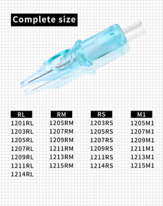 เข็มสักลายแบบปลอดเชื้อสีน้ำเงิน 20 ชิ้น/กล่อง สำหรับเครื่องสักคิ้วถาวรและงานศิลปะบนร่างกาย - Product Image 6