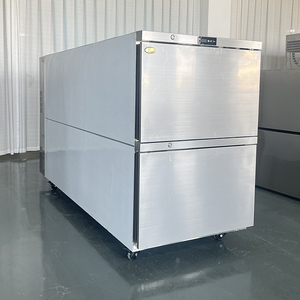 Réfrigérateur mortuaire de luxe Fuyono MR-AC-2 entièrement en acier inoxydable, style européen, température de -18°C, fonction antiseptique - Product Image 3