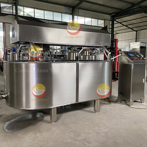 Machine automatique de fabrication de mozzarella Farms Diary Plant 1000L pour la découpe du fromage et le décharge de lait blanc - Product Image 2