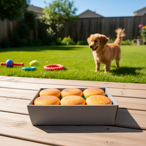 Hamburger Dog Toy 12Pcs Pack Pet Plaything For Dogs - Product Image 2