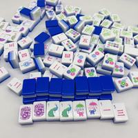 Fabrikpreis Luxuriöses 160-Teiliges 4-Schichtiges Blaues Acryl Country Club Amerikanisches Mahjong-Set